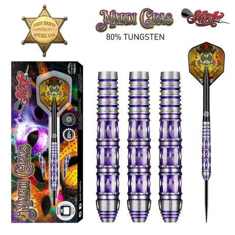 Shot L-Style EZ L1 AI Cyberpunk Dart Flight Set - Black Dog